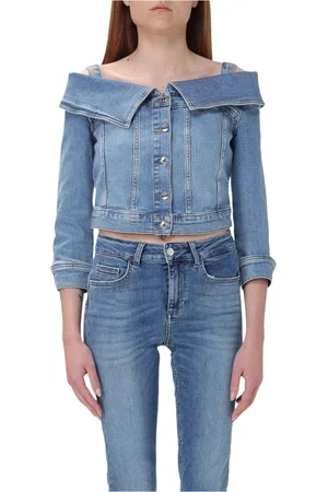 Liu Jo Dames, Jassen, Blauw, Maat: XS Katoen