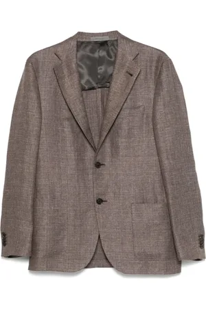 corneliani Heren, Jassen, Bruin, Maat: XL Linnen