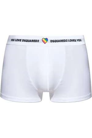 Dsquared2 Heren, Ondergoed, Wit, Maat: S Katoen