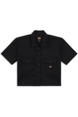 Dickies Dames, Blouses & Shirts, Zwart, Maat: L Katoen