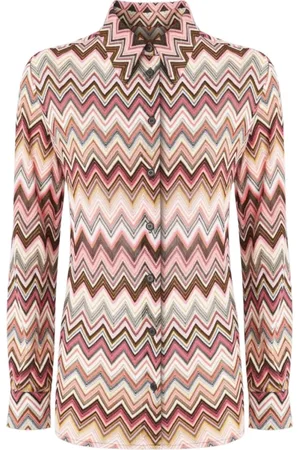 Missoni Dames, Blouses & Shirts, Veelkleurig, Maat: M