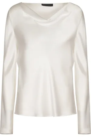 Alberta Ferretti Dames, Blouses & Shirts, Wit, Maat: M