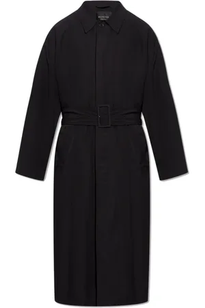 Balenciaga Heren, Mantels, Zwart, Maat: M