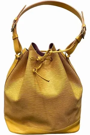 LOUIS VUITTON Dames, Pre-owned, Geel, Maat: ONE Size Leer