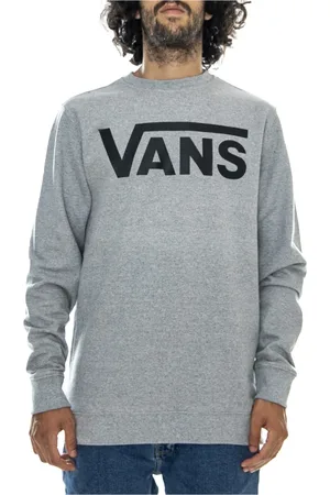 Vans Heren, Sweatshirts & Hoodies, Grijs, Maat: L Katoen