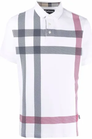 Barbour Heren, Tops, Wit, Maat: L Katoen