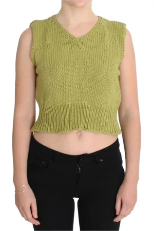 PINK MEMORIES Dames, Truien, Groen, Maat: ONE Size Katoen