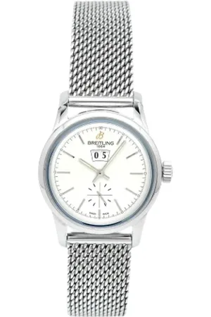 Breitling Pre-owned Heren, Pre-owned, Grijs, Maat: ONE Size