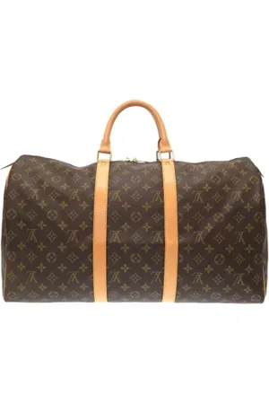 LOUIS VUITTON Dames, Pre-owned, Bruin, Maat: ONE Size Tweed