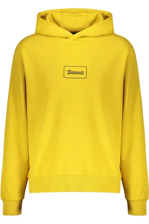HERNO Heren, Sweatshirts & Hoodies, Geel, Maat: M Katoen