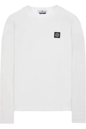 Stone Island Heren, Tops, Wit, Maat: L Katoen