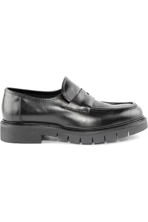 MARCO FERRETTI Heren, Schoenen, Zwart, Maat: 44 EU Leer