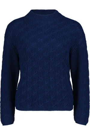 Betty Barclay Dames, Truien, Blauw, Maat: M