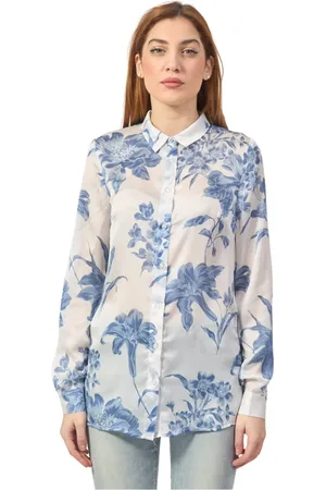 Guess Dames, Blouses & Shirts, Veelkleurig, Maat: XS Poliester