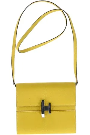 Hermès Dames, Pre-owned, Geel, Maat: ONE Size Leer
