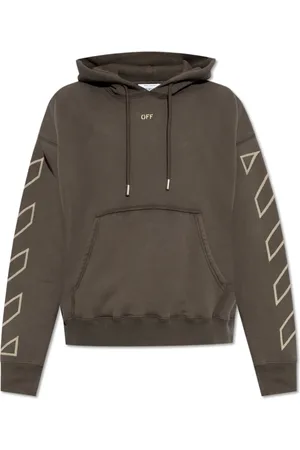 OFF-WHITE Heren, Sweatshirts & Hoodies, Grijs, Maat: 2XL