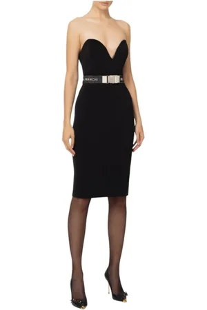 Elisabetta Franchi Dames, Jurken, Zwart, Maat: XL Leer