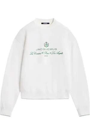 Jacquemus Heren, Sweatshirts & Hoodies, Wit, Maat: S