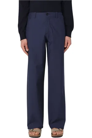 A.P.C. Heren, Broeken, Blauw, Maat: XL Katoen