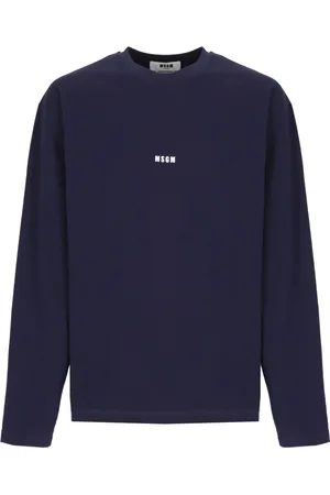 Msgm Heren, Tops, Blauw, Maat: XL Katoen