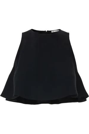 Ami Dames, Blouses & Shirts, Zwart, Maat: XS Viscose