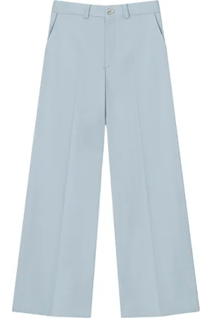 AERON Dames, Broeken, Blauw, Maat: M Viscose