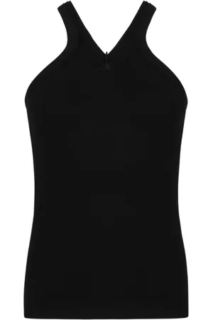 Courrèges Dames, Tops, Zwart, Maat: S Katoen