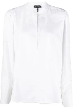 RAG&BONE Dames, Blouses & Shirts, Wit, Maat: S Katoen