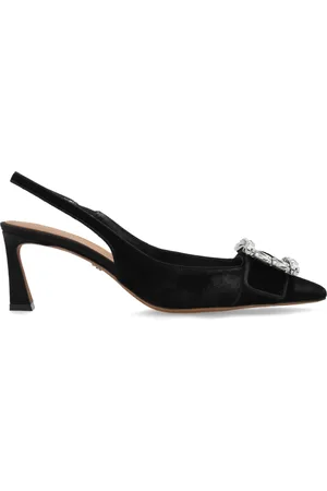 Dolce & Gabbana Dames, Schoenen, Zwart, Maat: 39 1/2 EU Leer