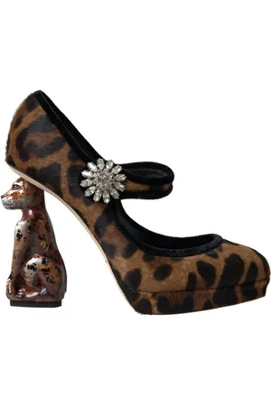 Dolce & Gabbana Dames, Schoenen, Bruin, Maat: 35 1/2 EU Zijde