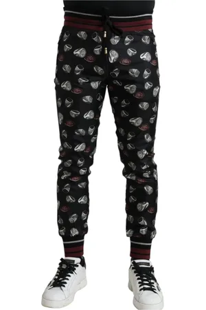 Dolce & Gabbana Heren, Broeken, Zwart, Maat: L Zijde