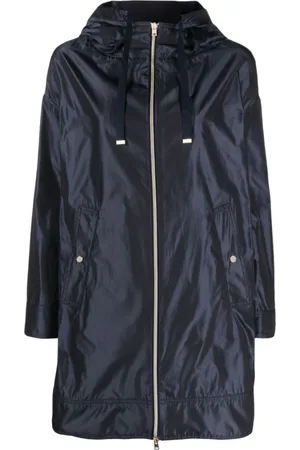 HERNO Dames, Mantels, Blauw, Maat: M Poliester
