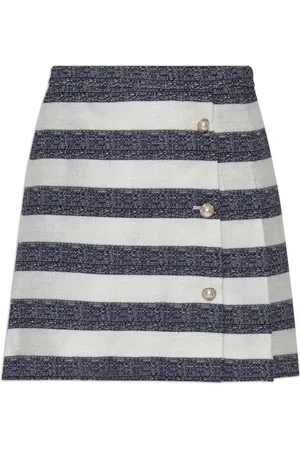 Kate Spade Dames, Rokken, Blauw, Maat: L Acryl