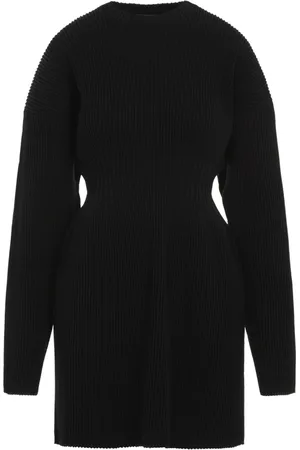 Balenciaga Dames, Jurken, Zwart, Maat: S Viscose