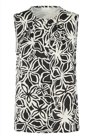 Kaffe Dames, Tops, Zwart, Maat: XL
