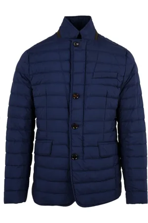 MOORER Heren, Jassen, Blauw, Maat: L