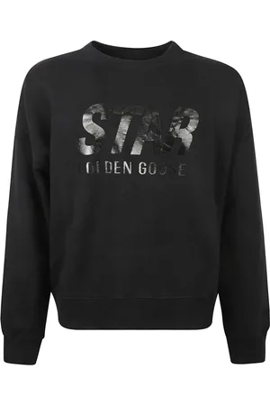 Golden Goose Heren, Sweatshirts & Hoodies, Zwart, Maat: S Katoen