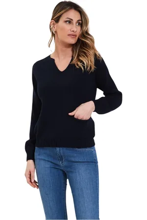 Gran Sasso Dames, Truien, Blauw, Maat: S