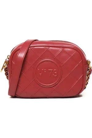 V°73 Dames, Tassen, Rood, Maat: ONE Size Leer