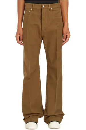 Rick Owens Heren, Jeans, Bruin, Maat: W33 Katoen