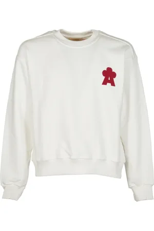 A PAPER KID Heren, Sweatshirts & Hoodies, Wit, Maat: S Katoen