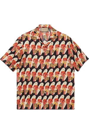 Gucci Heren, Overhemden, Veelkleurig, Maat: M Zijde