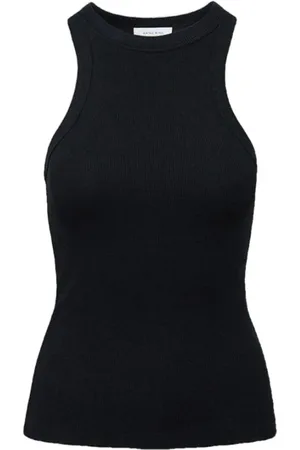 ANINE BING Dames, Tops, Zwart, Maat: M Katoen