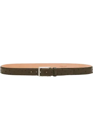 Silvano Biagini Heren, Accessoires, Groen, Maat: 100 CM Leer