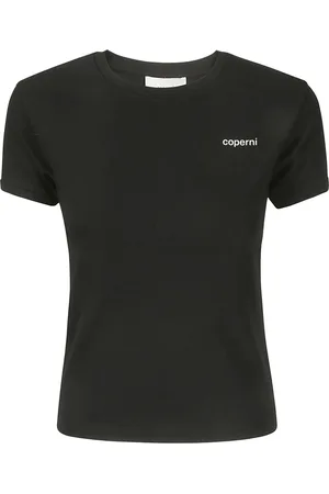 COPERNI Dames, Tops, Zwart, Maat: S Katoen