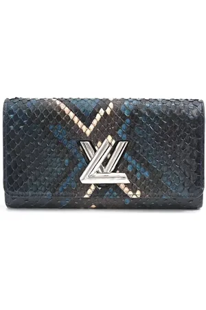 LOUIS VUITTON Dames, Pre-owned, Blauw, Maat: ONE Size Leer