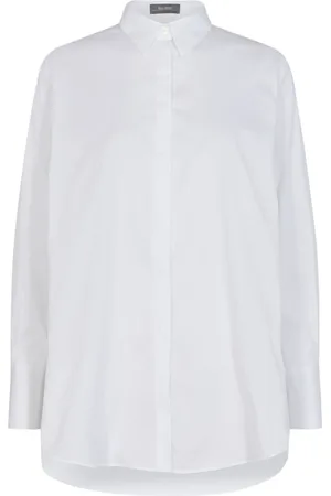 Mos Mosh Dames, Blouses & Shirts, Wit, Maat: L Katoen