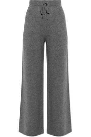 THEORY Dames, Broeken, Grijs, Maat: XS Wol