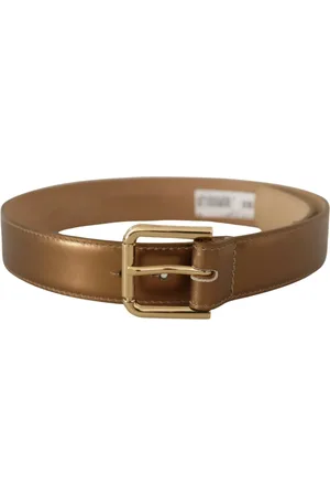 Dolce & Gabbana Dames, Accessoires, Geel, Maat: 65 CM Leer