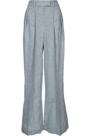Brunello Cucinelli Dames, Broeken, Blauw, Maat: XS